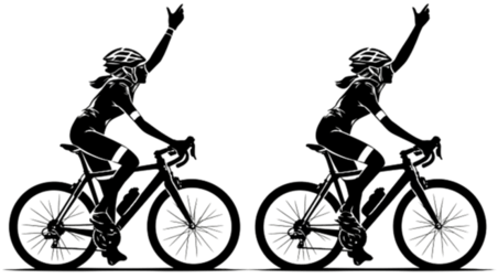 创意国际赛事自行车运动员黑色剪影png图片体育竞技