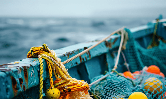 创意欧洲波罗的海的渔具大海航行