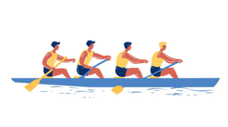 创意奥运会赛艇运动员免抠元素体育竞技