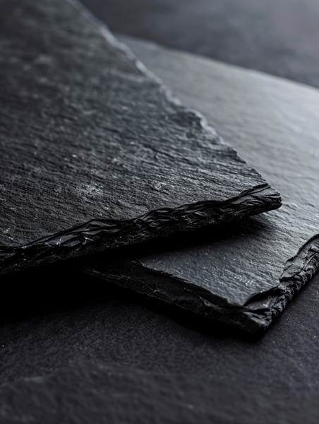 创意黑色石板矩形板工业风灰色背景