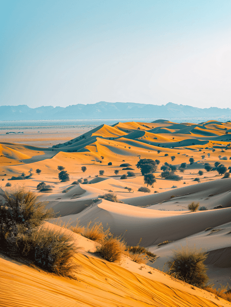 创意巴基斯坦乔利斯坦沙漠风景旅游
