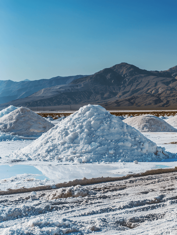 创意下加利福尼亚州沙漠海盐工厂旅游旅行度假风景