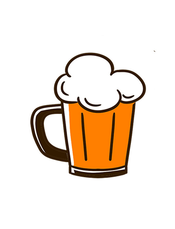 潮流美式贴纸啤酒