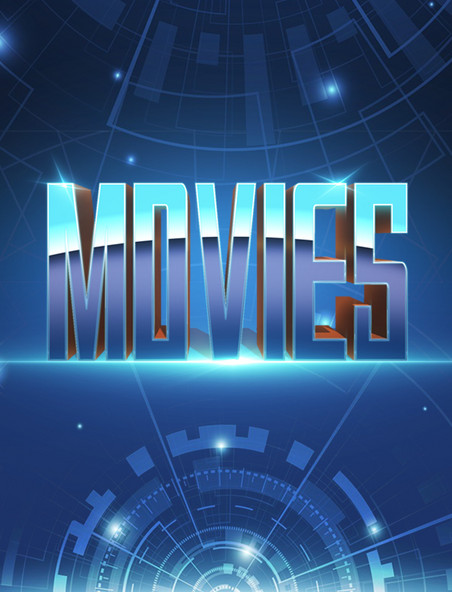 movies创意字体设计