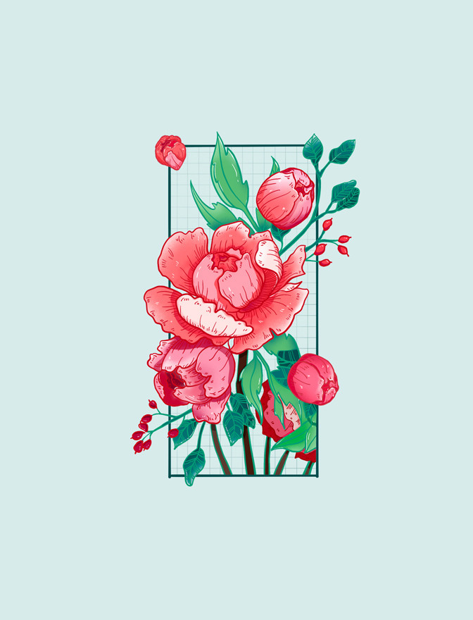 山茶花图片 山茶花3d素材 山茶花海报模板免费下载 潮国创意