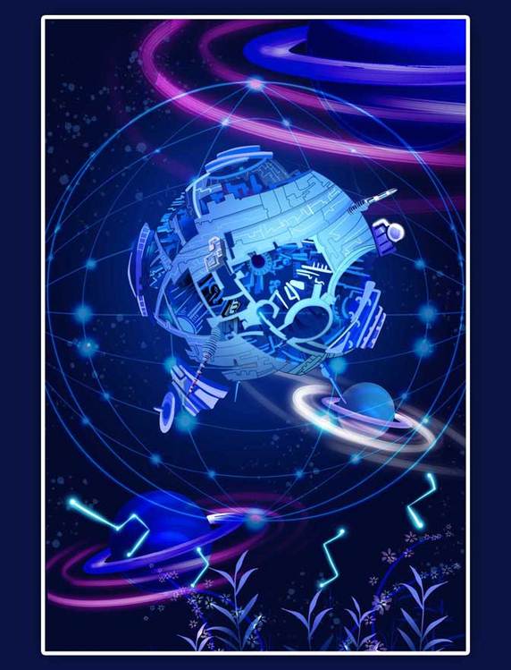 高科技宇航员宇航服星球宇宙航天科技