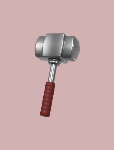 3D立体劳动节劳动工具锤子