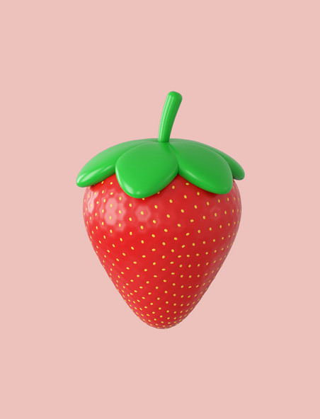 3DC4D立体水果草莓