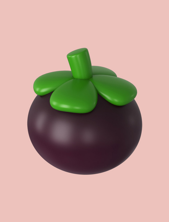 3DC4D立体水果山竹