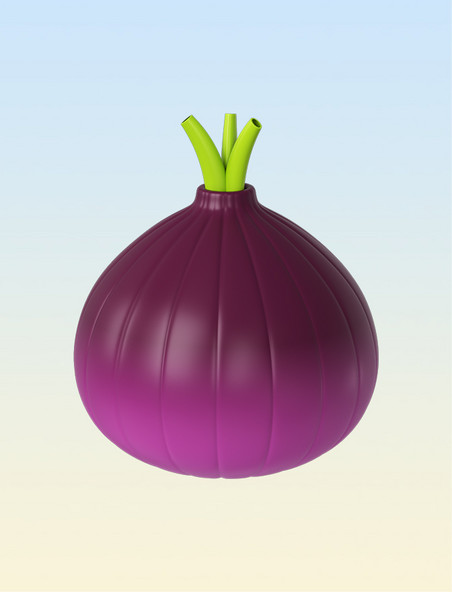 3D立体蔬菜洋葱圆葱