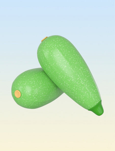 3D立体蔬菜西葫芦