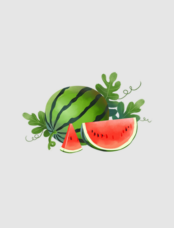 夏季仿真新鲜水果西瓜夏天