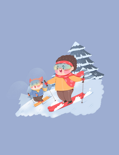 小寒大寒冬至大雪小雪户外滑雪