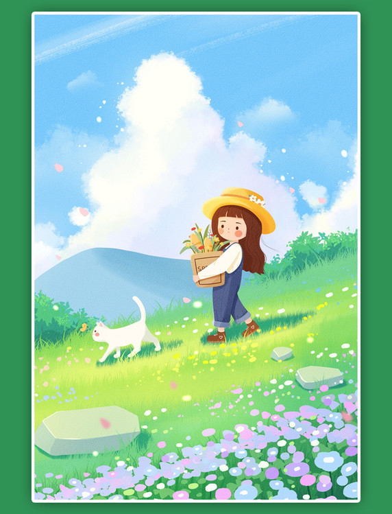 春天春季治愈春暖花开