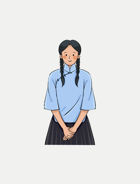 Q萌民国人物女学生