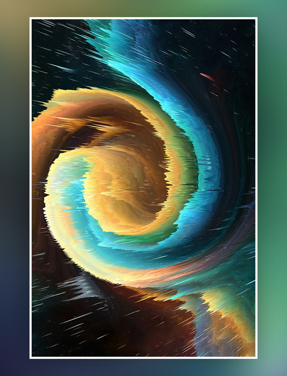 撞色简约创意3D通用背景海报
