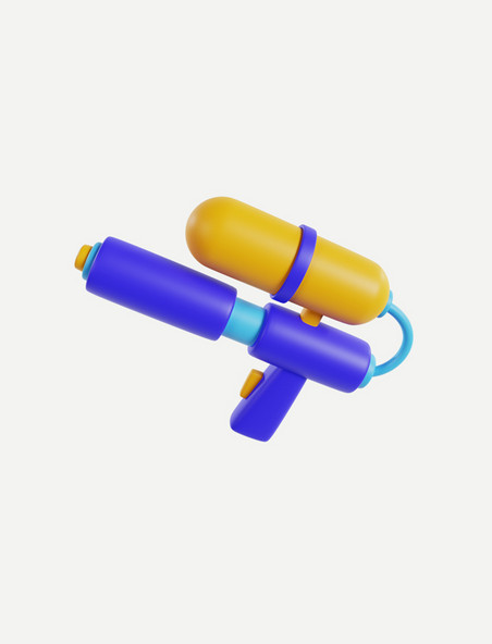 3DC4D立体水枪玩具枪