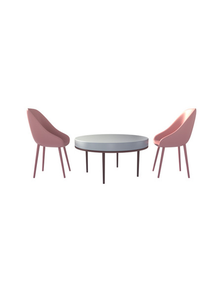 3DC4D立体客厅家具桌椅创意元素