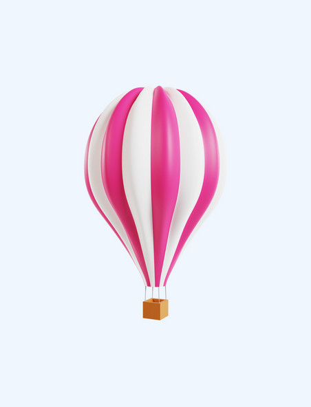 3D彩色立体热气球