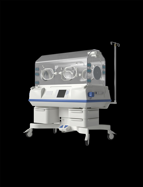 C4D医疗器材医生医美医院婴儿保温箱3d元素