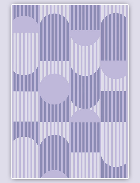简约几何图案无缝扁平紫色背景