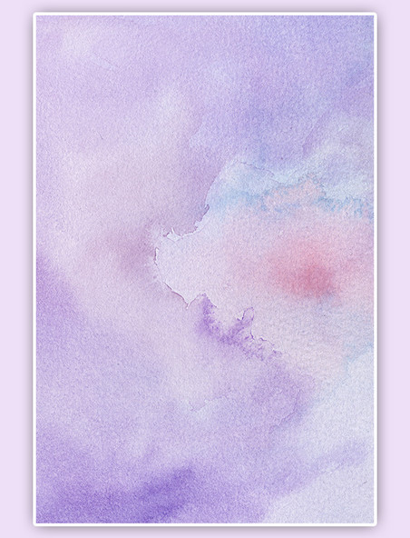 简约紫色纹理水彩风渐变小清新梦幻海报背景