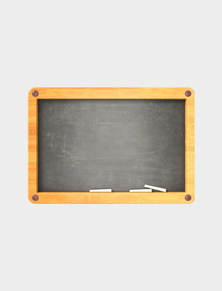 3DC4D立体教育学习木框黑板粉笔