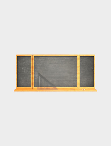 3DC4D立体课堂木框黑板