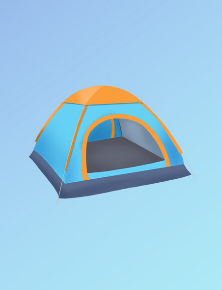 撞色时尚户外野营野餐帐篷元素