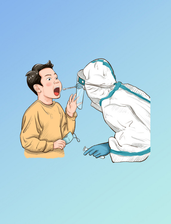 核酸检测素材图片