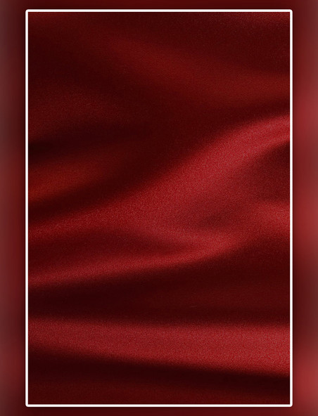 皱褶红色底纹丝绸背景