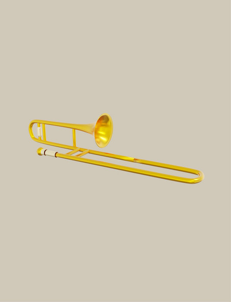 3D立体乐器喇叭