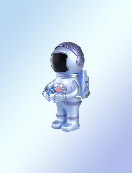3D立体宇航员太空宇宙卡通航天员