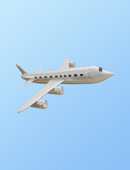 3DC4D立体航空飞机元素