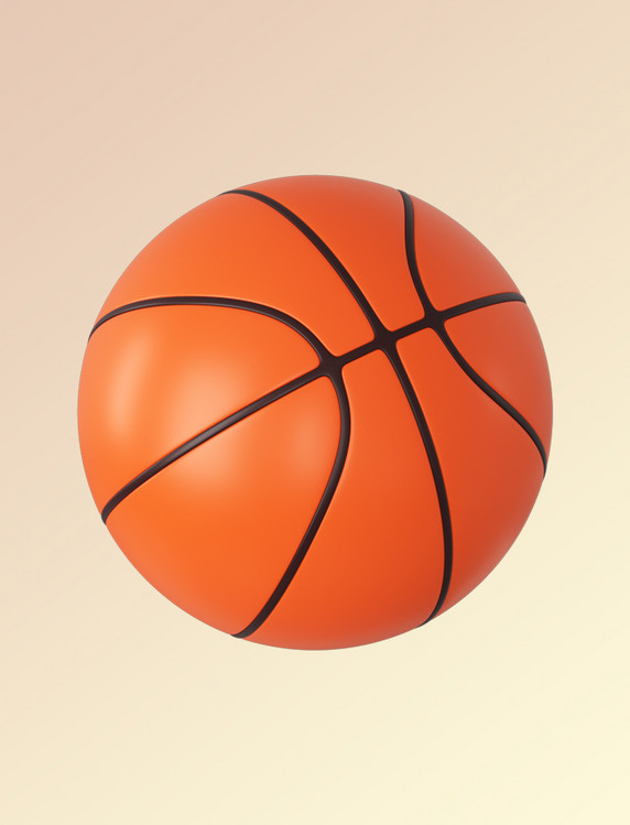 3DC4D立体球类运动篮球元素