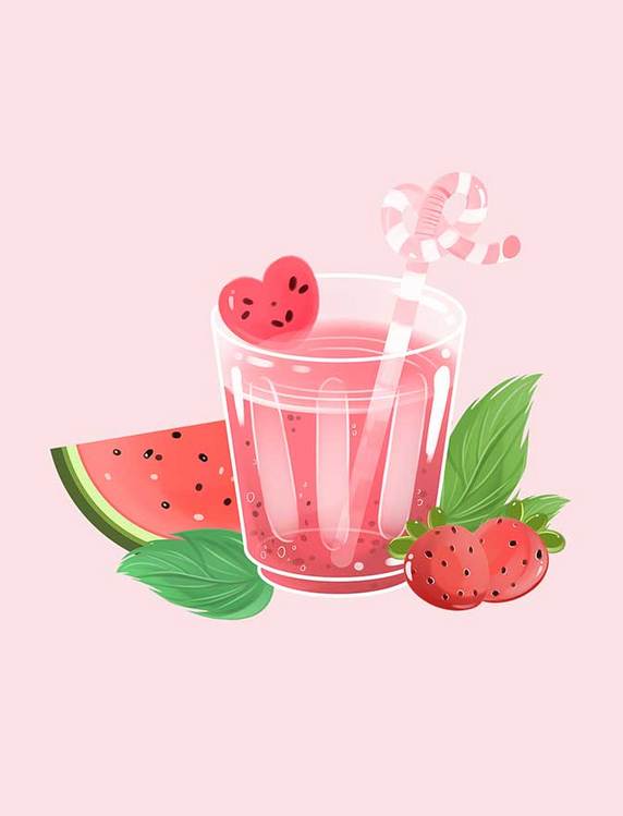 西瓜饮品果汁