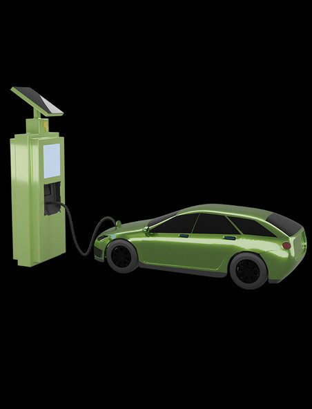 绿色新能源汽车环保节能绿色能源