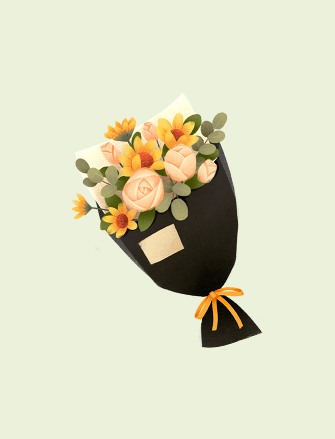 教师教师节花朵花束献花图片 潮国创意