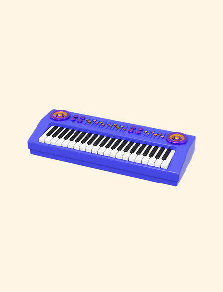 3DC4D立体电子琴演奏乐器