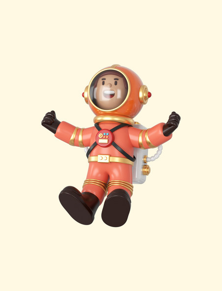 3DC4D立体宇航员太空人