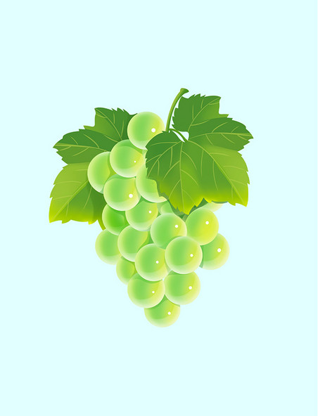 绿葡萄3d素材_绿葡萄海报模板