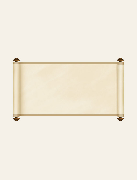 旧纸质感中国风古风卷轴边框