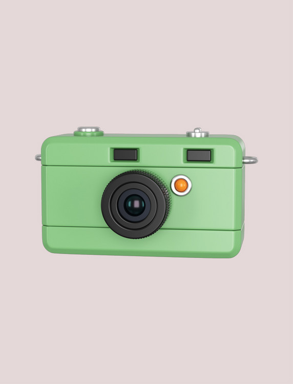 3DC4D立体绿色相机