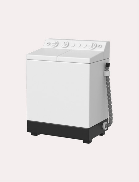 3DC4D立体家电洗衣机