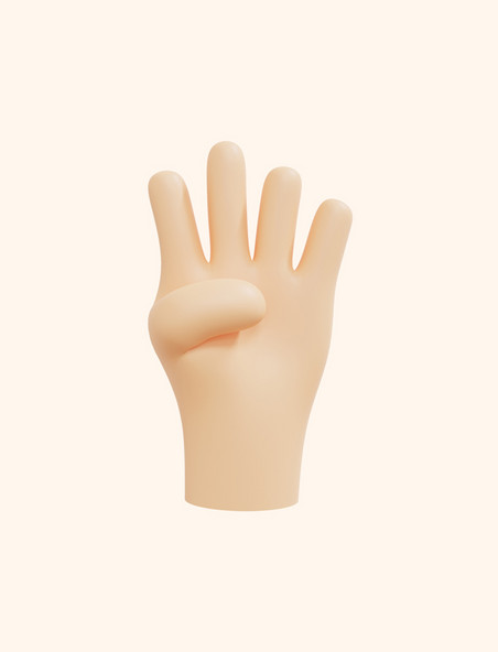 3D立体手指动手势作计时