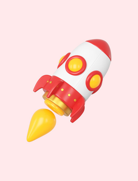 航天3DC4D立体火箭