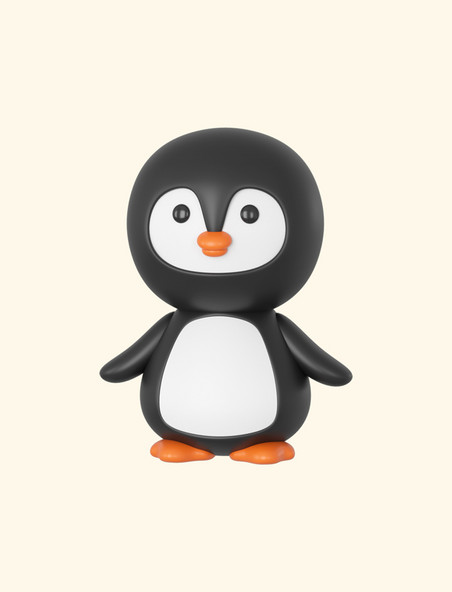 3DC4D立体小动物企鹅