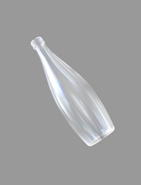 3d酸性透明玻璃瓶