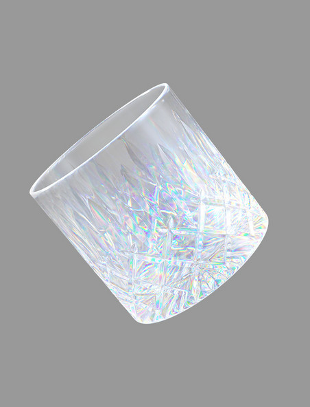 3d酸性透明玻璃酒杯