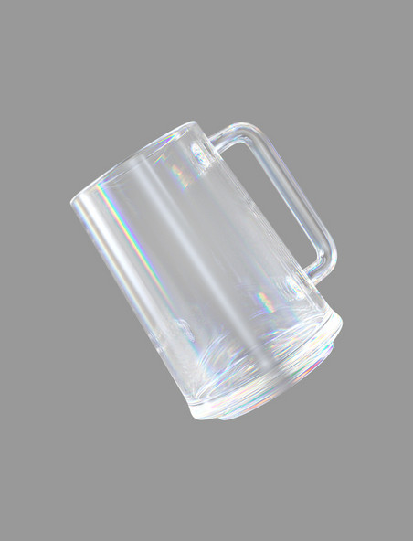 c4d酸性透明玻璃啤酒瓶